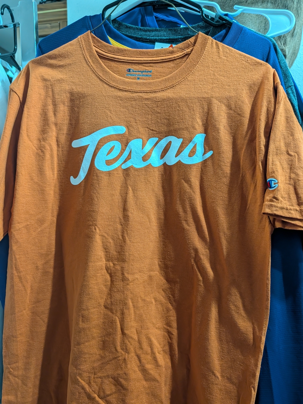 Champion Texas Kennedy jersey Tee in Burnt Orange